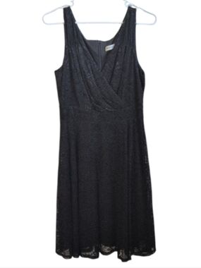 Grace Karin Large Black Lace Midi Dress